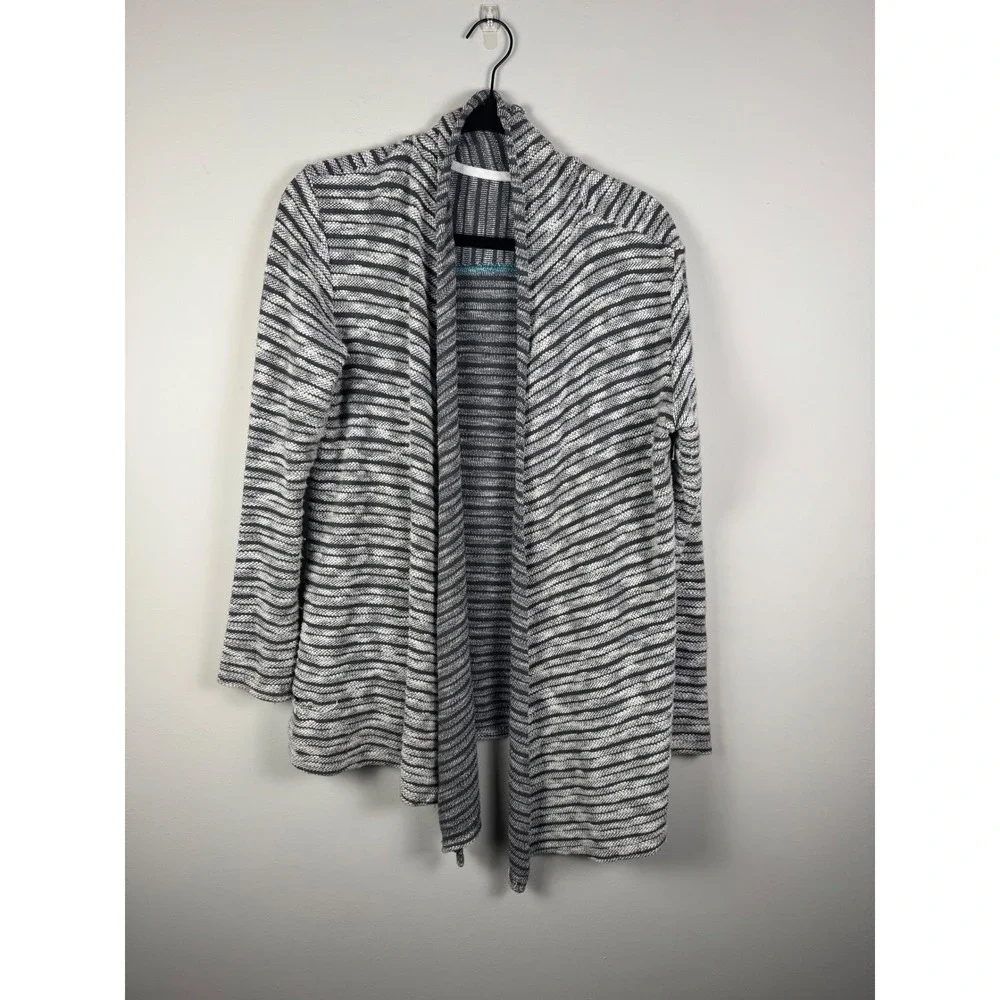 Kuhl Striped Open Front Cardigan Sweater‎ Knit Size Medium